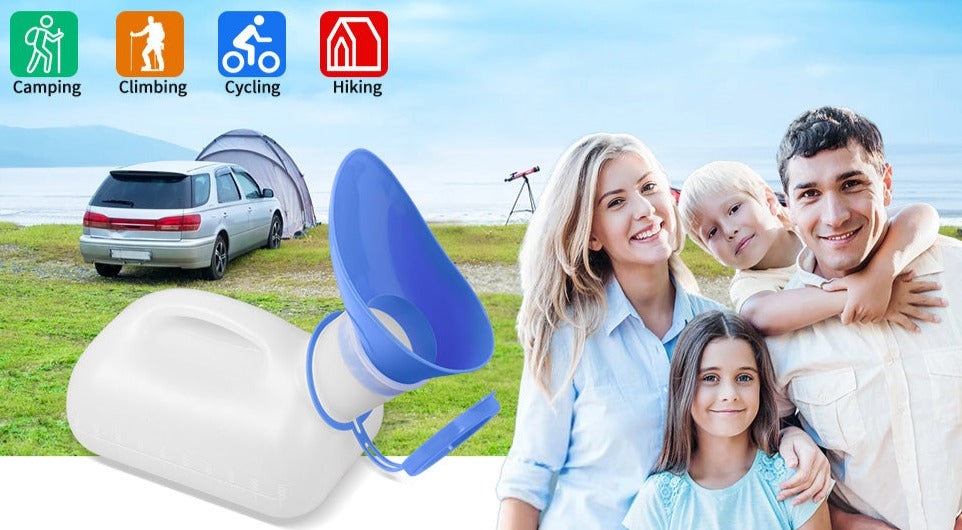 Unisex Portable Large Capacity Spill-Proof Urinal