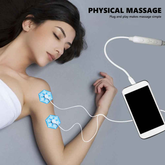EMS Pocket Bioelectric Acupoints Massager Mobile Phone Pads