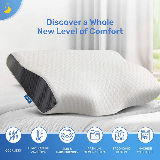 Derila™ Orthopedic Memory-Foam Pillows