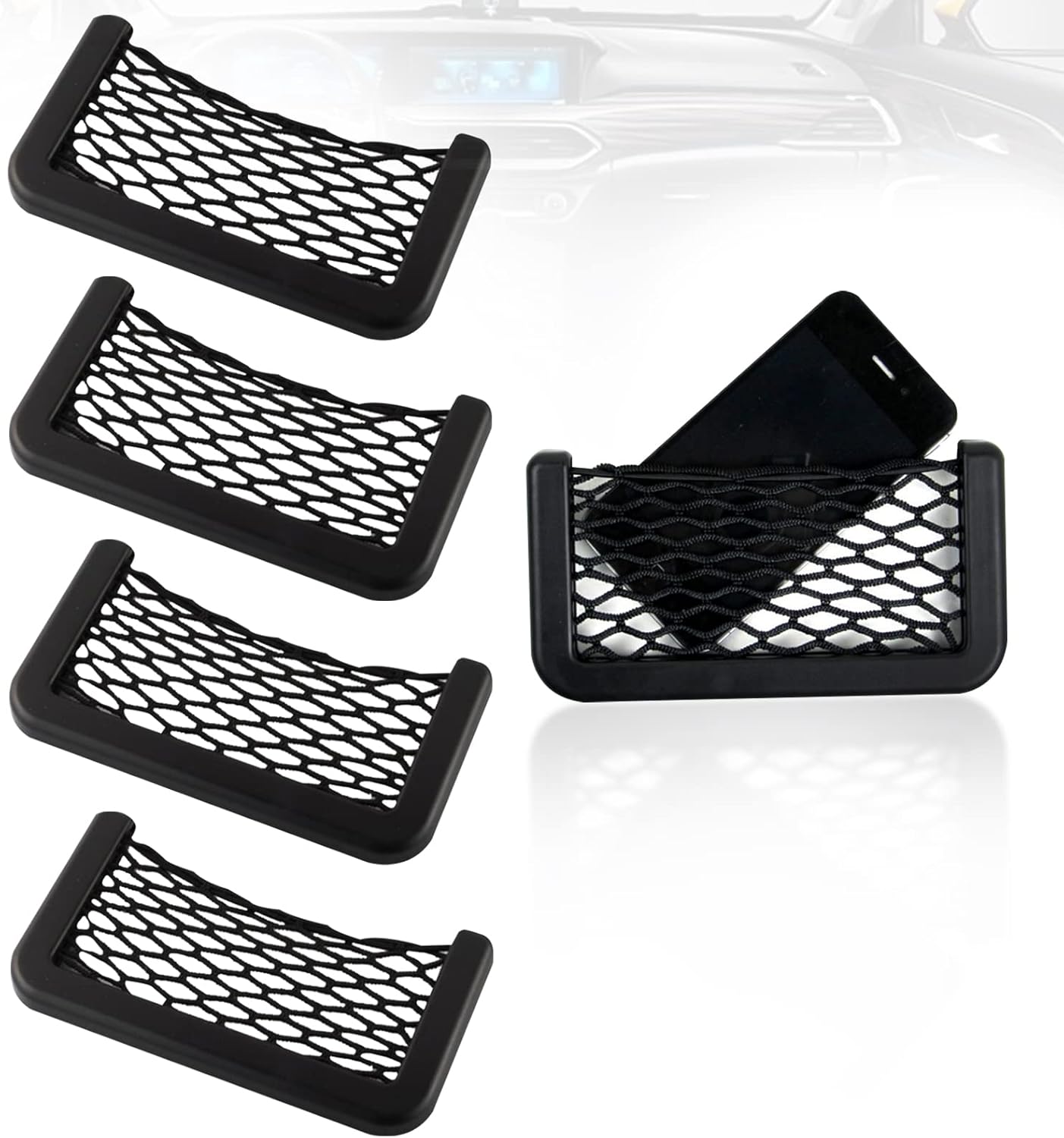 EASY STICK-ON STORAGE POCKET (2pc set)