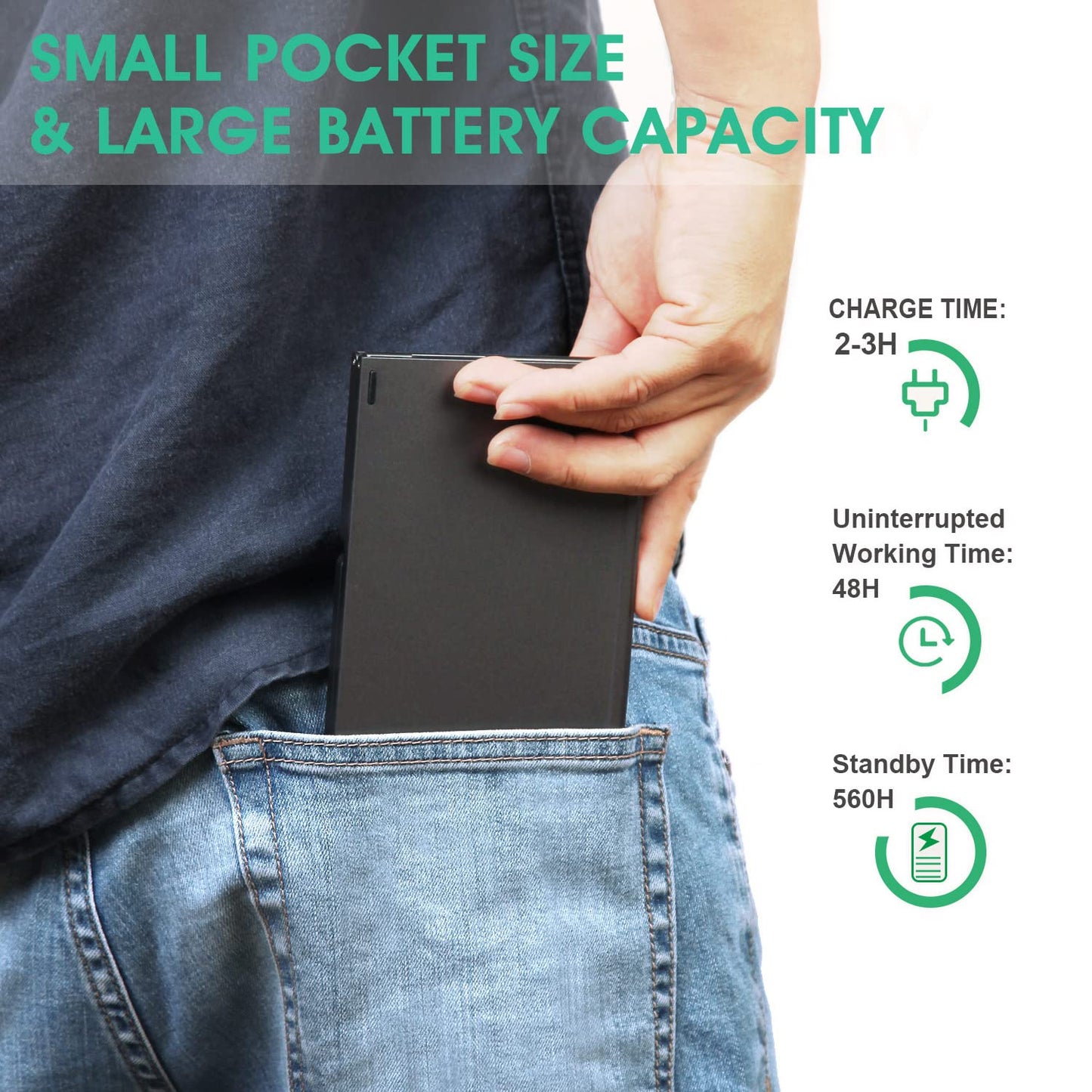 Palm-sized Foldable Bluetooth Keyboard with Touchpad