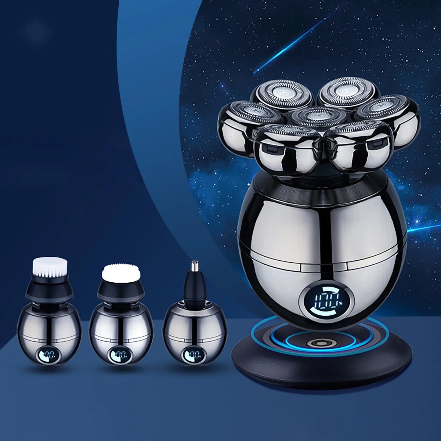 Rechargeable 7D Floating Cutter Waterproof Electric Shaver