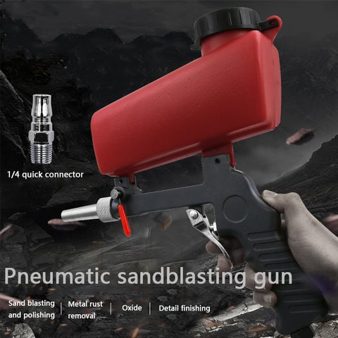 Adjustable Pneumatic 90 Psi Portable Sandblasting Gun
