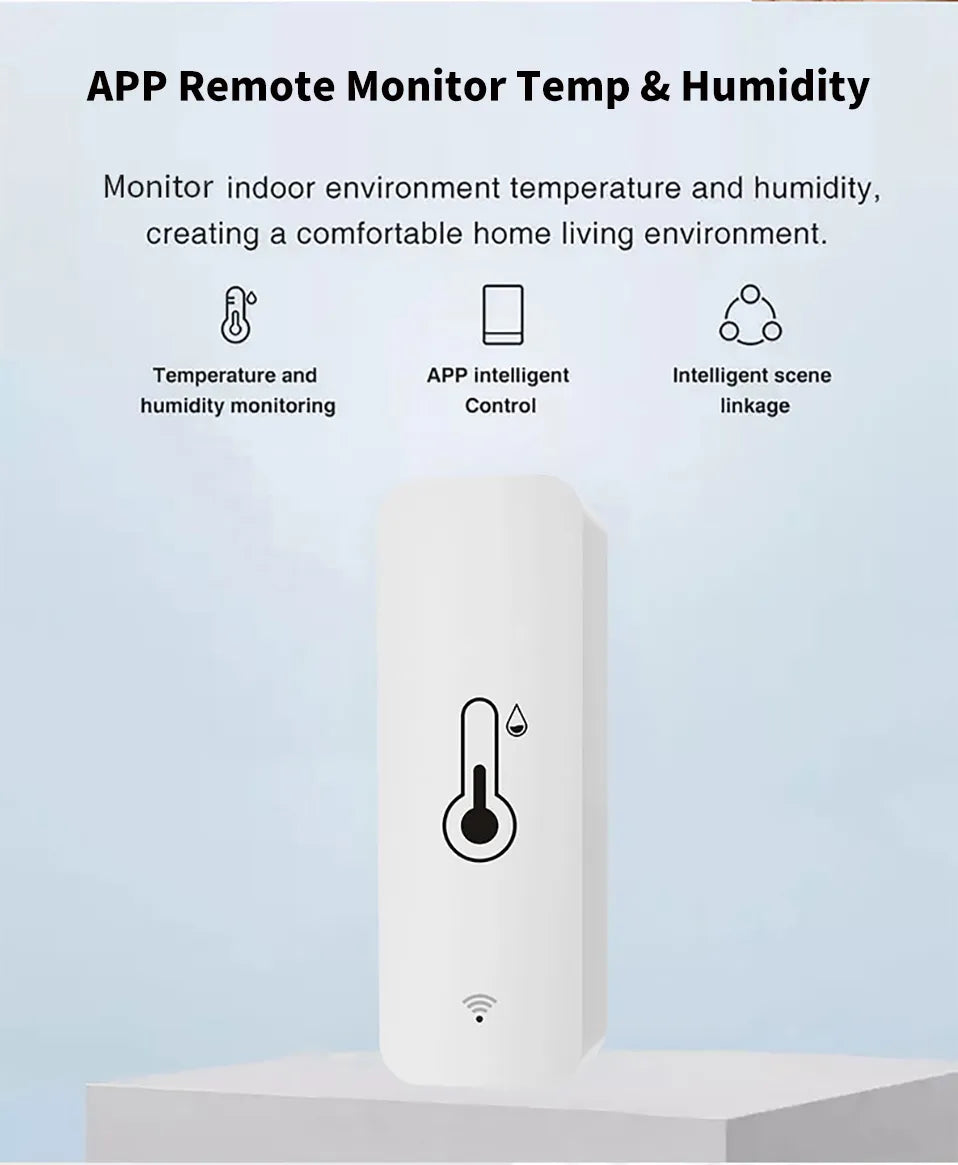WiFi Smart Home Temperature Humidity Sensor