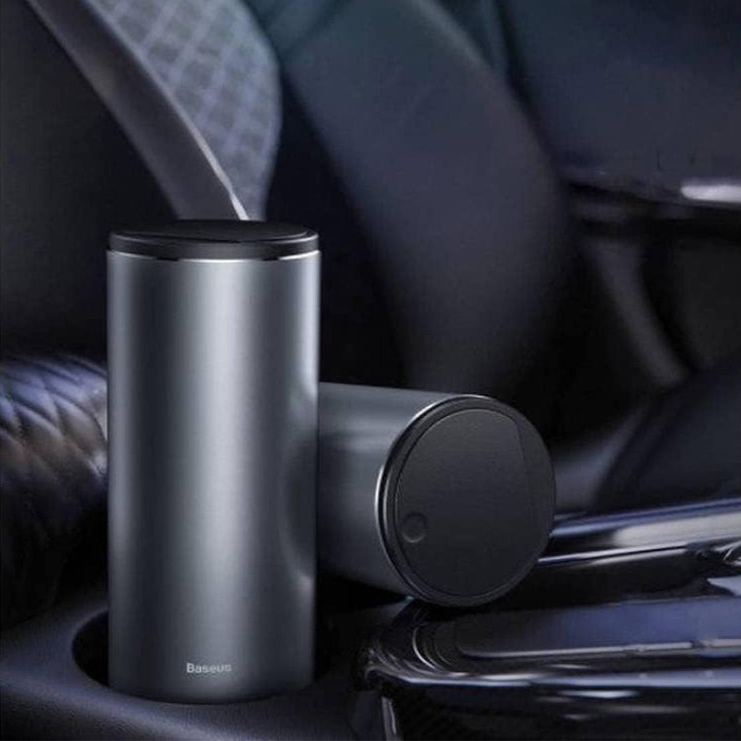 Baseus™ Luxurious Aluminum Alloy Car Trash