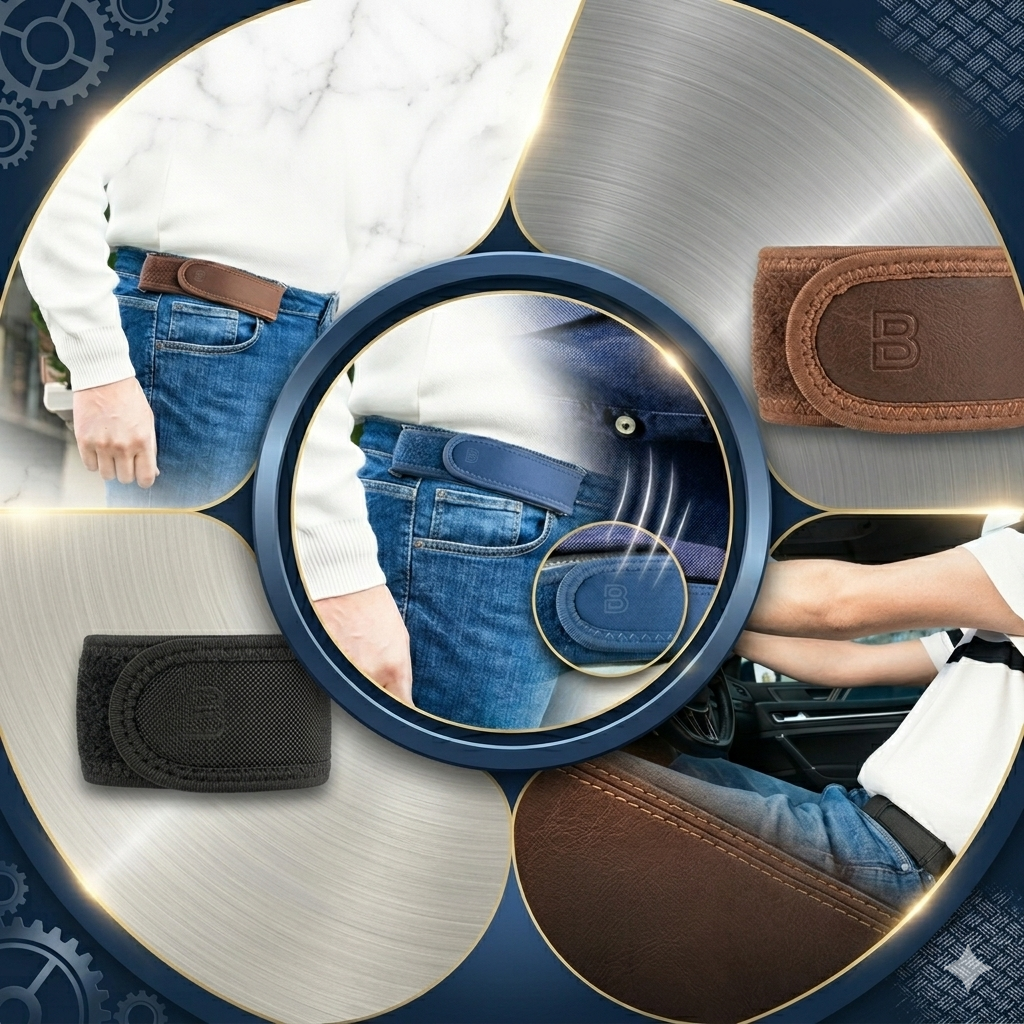 EasyWear Adjustable No-Buckle Elastic Breathable & Reliable Belt