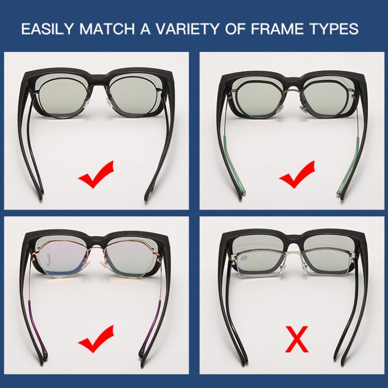 Polarized Driving Sunglasses - Wear Over Prescription Glasses