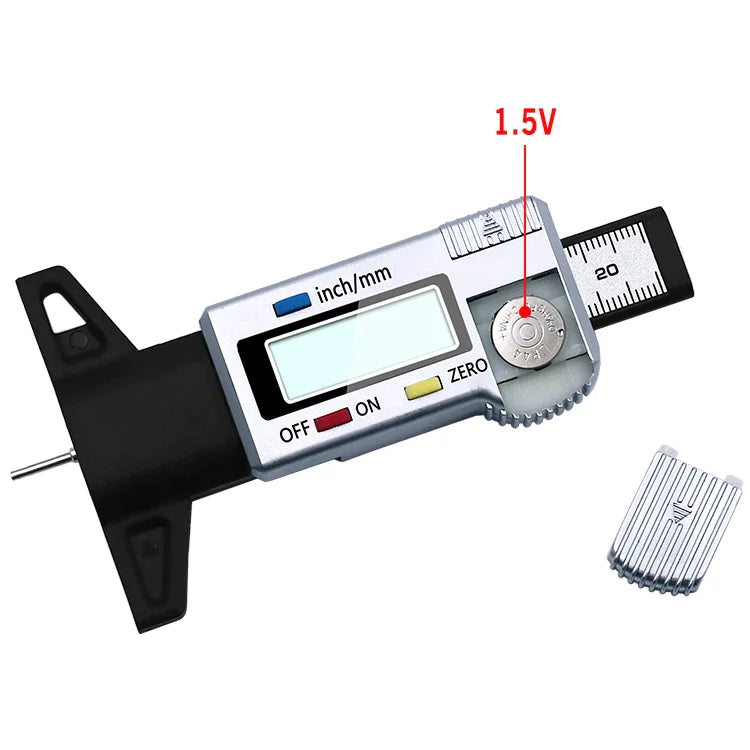 Digital Car Tire Tread Depth / Brake Pad Gauge Meter