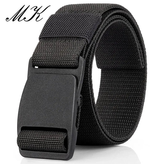 Large Size Polymer Buckle Elastic Stretch Belt