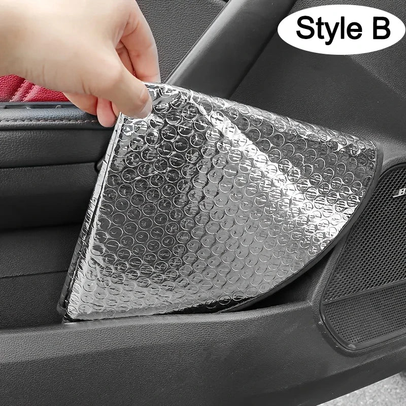 Double-Thick Foldable Steering Wheel Sunshade – UV Protection Cover (2pcs)