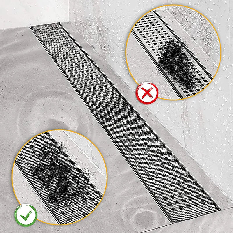 Self-Adhesive Disposable Floor Drain Mesh Filter Stickers