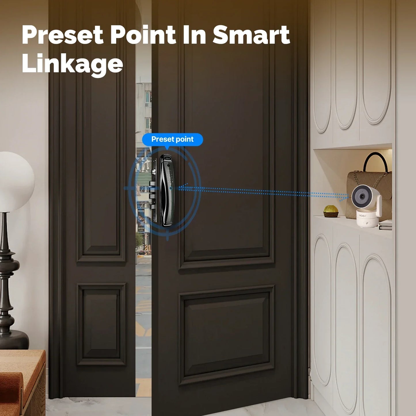 HD 4MP WiFi Night Vision Sound & Motion Detection Smart Security Camera