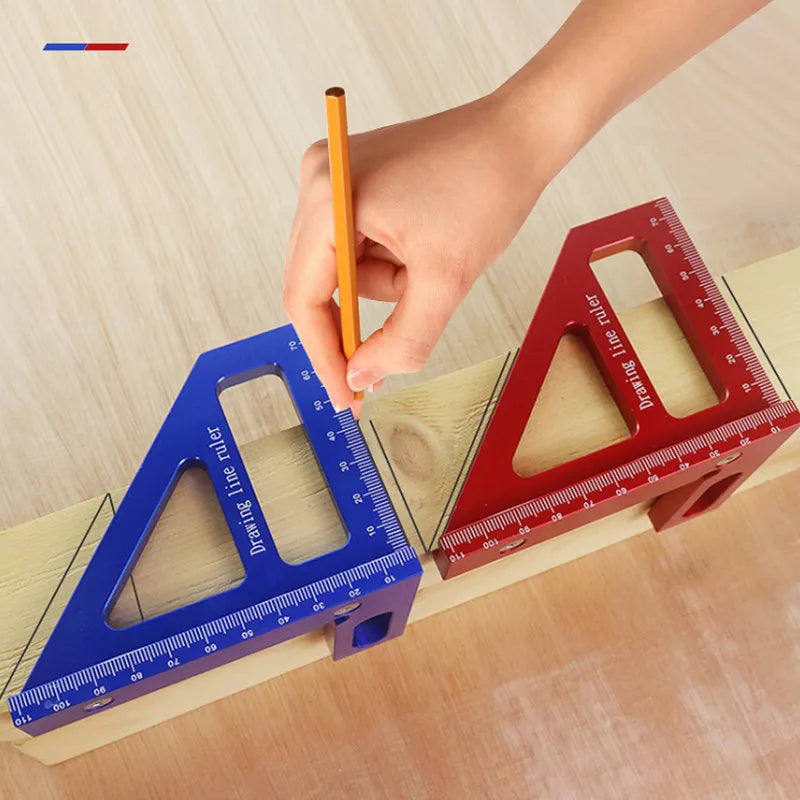 Woodworking 3D Multi Angle Measuring Carpenter Square