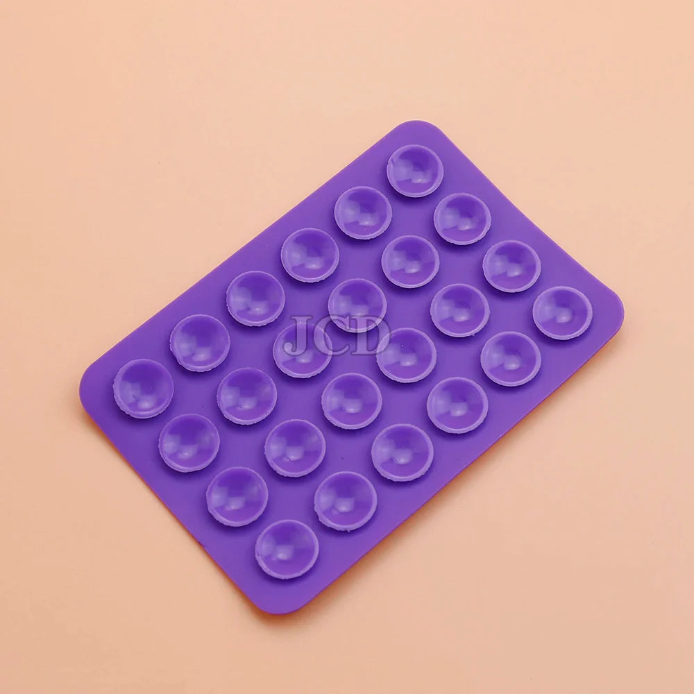 EasyMount Dual-Sided Adhesive Reusable Suction Pad for Phones (2pcs-Pack)