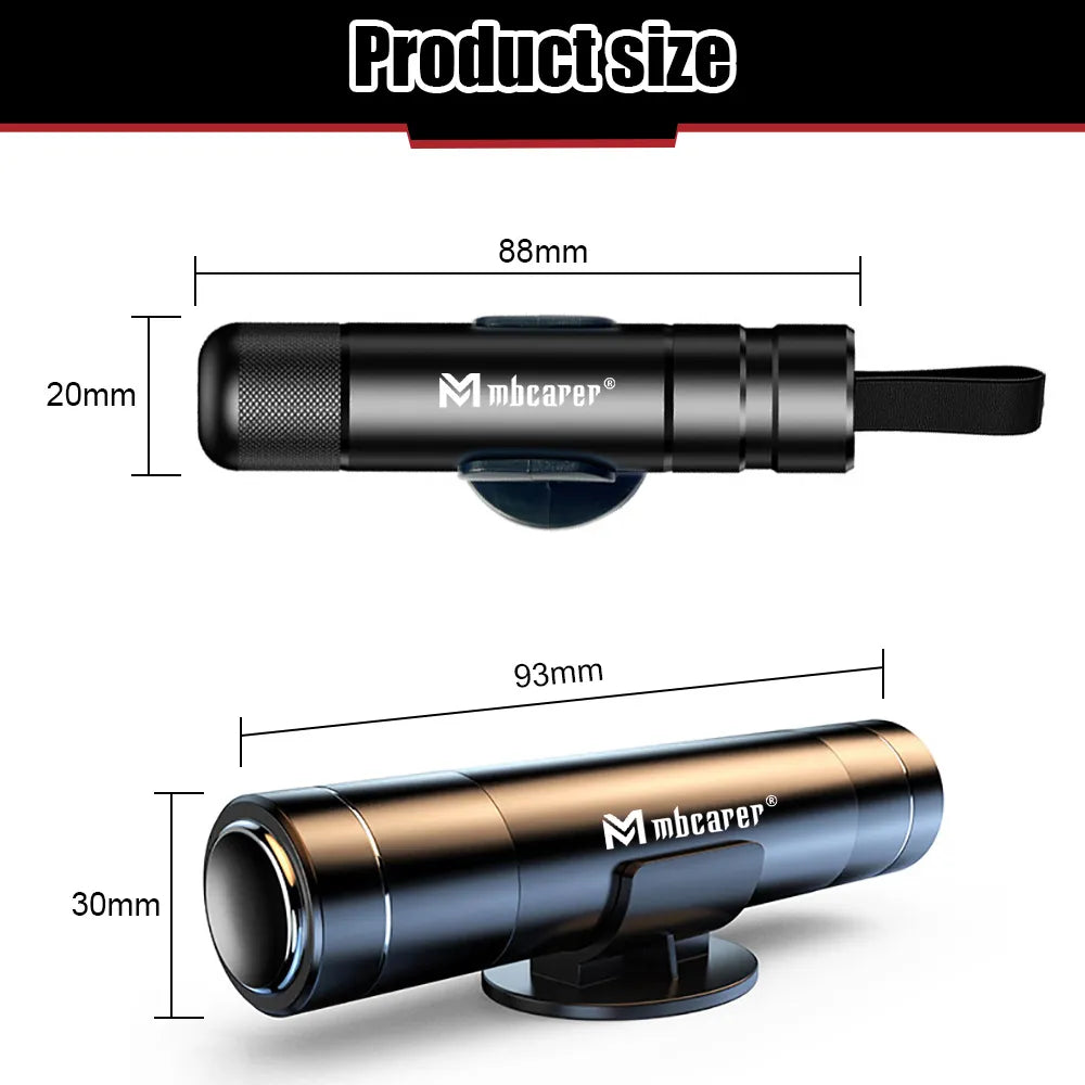 Emergency Car Safety Window Breaker & Seat Belt Cutter
