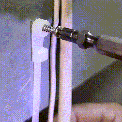 Self Locking Zip Ties with Screw Hole (100pcs)