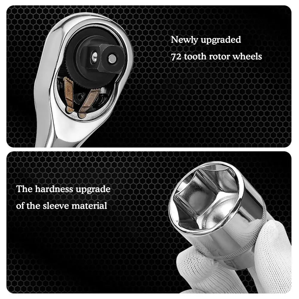 Telescopic Ratchet Wrench Set – Dual Direction with Adjustable Handle