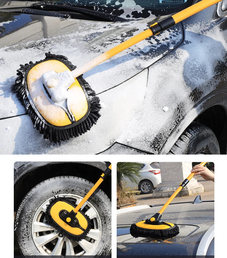 Telescoping Retractable Long Handle Car Wash Mop