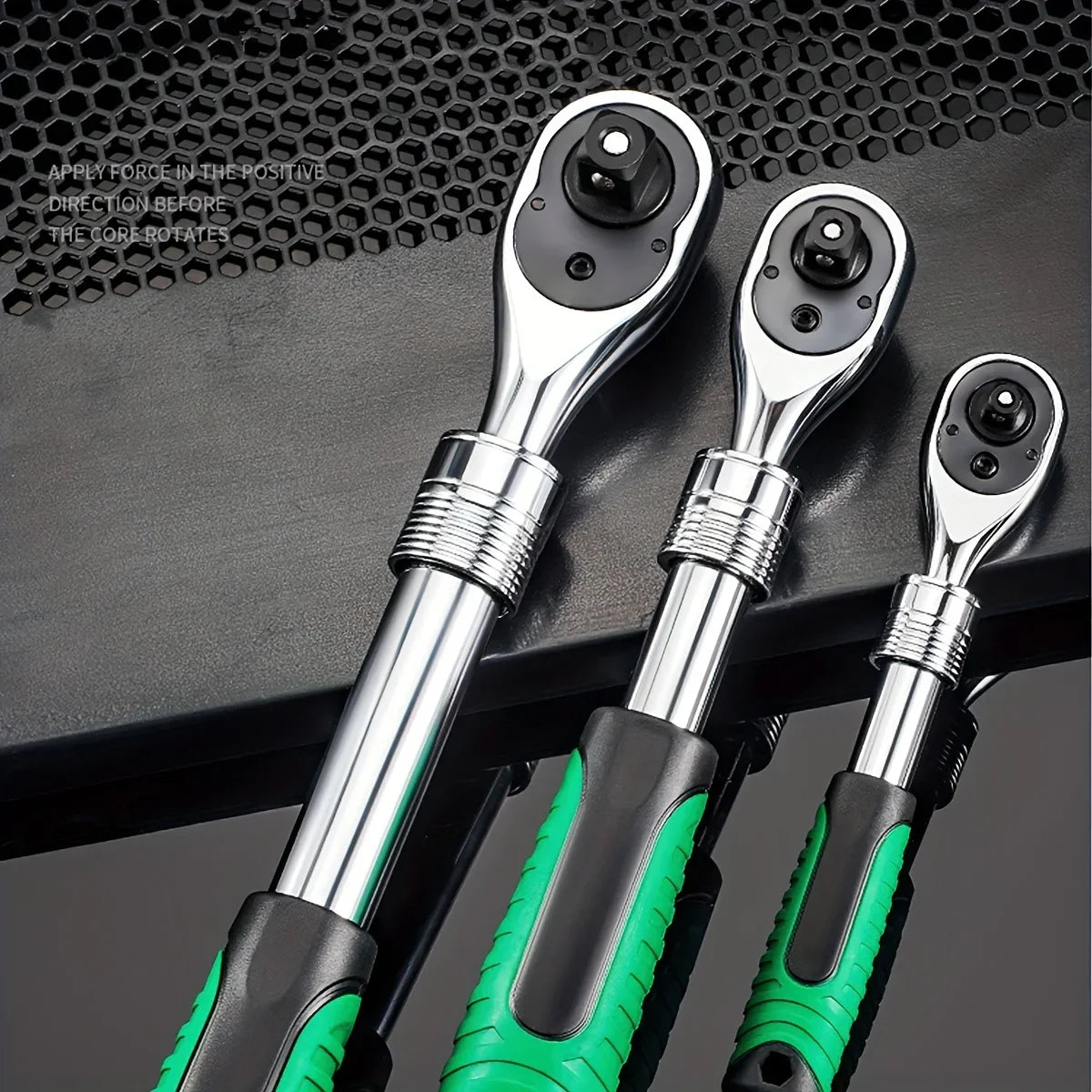 Telescopic Ratchet Wrench Set – Dual Direction with Adjustable Handle