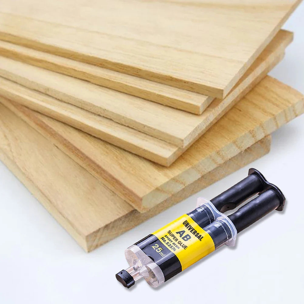 Japanese Heat Resistant Waterproof Super Adhesive Epoxy Resin Instant AB Glue (2pcs)