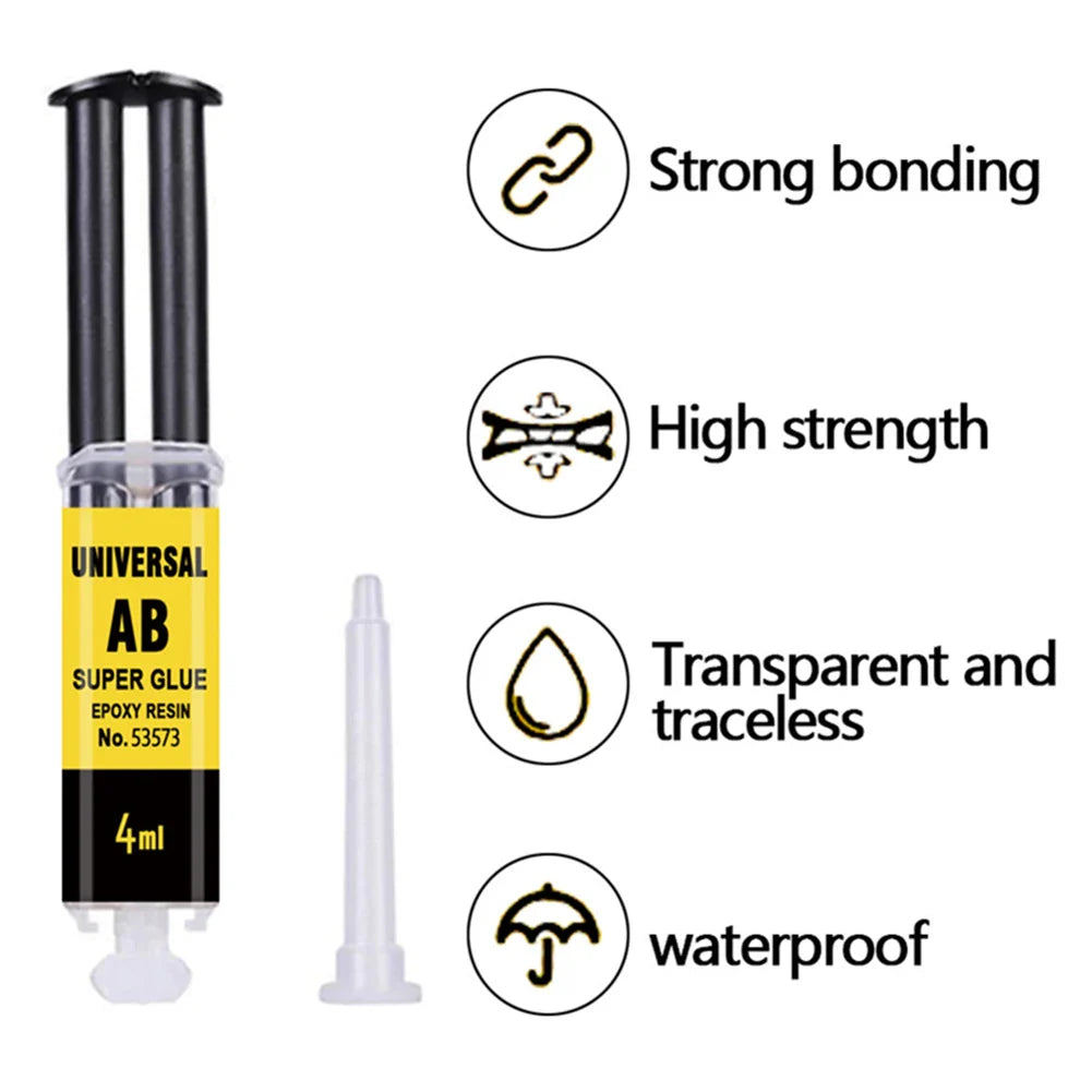 Japanese Heat Resistant Waterproof Super Adhesive Epoxy Resin Instant AB Glue (2pcs)