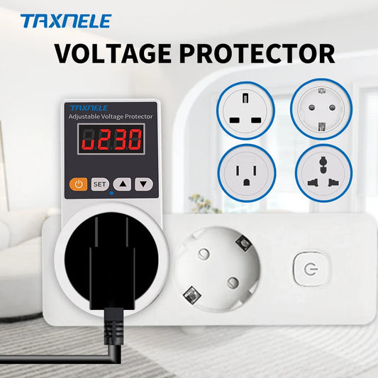 Automatic Smart Voltage Socket Protector with LED Display