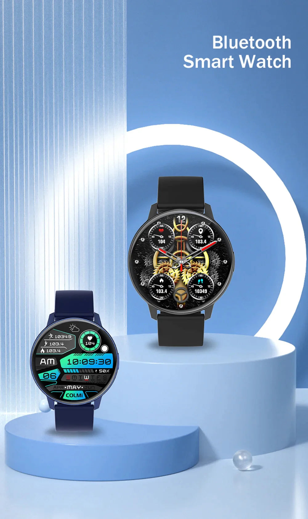 COLMI 1.43'' Large Display Android& IOS Smartwatch for Seniors