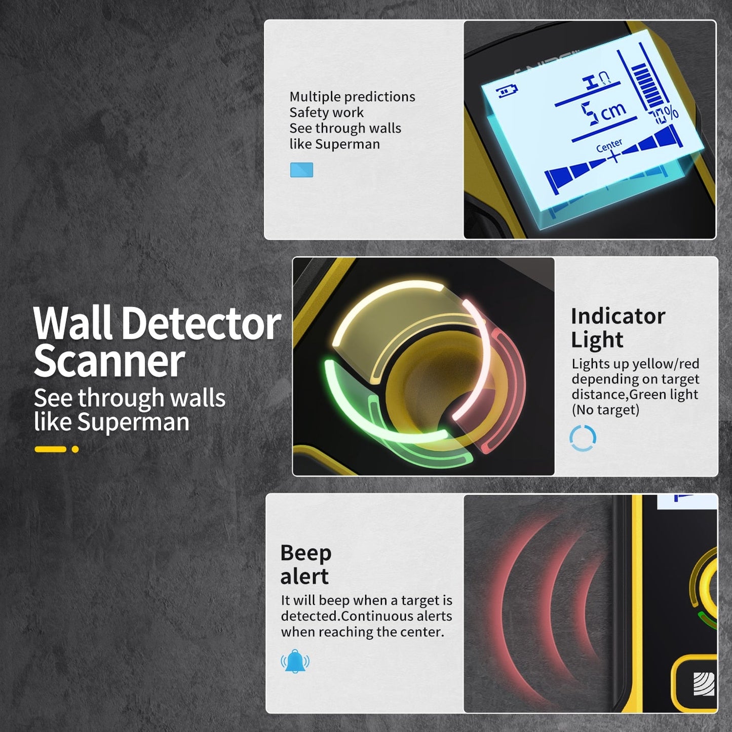 Newly Designed Metal / Wires / Wood Wall Scanner