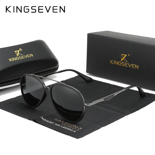 KINGSEVEN Classic Pilot UV Blocking Polarized Driving Sunglasses