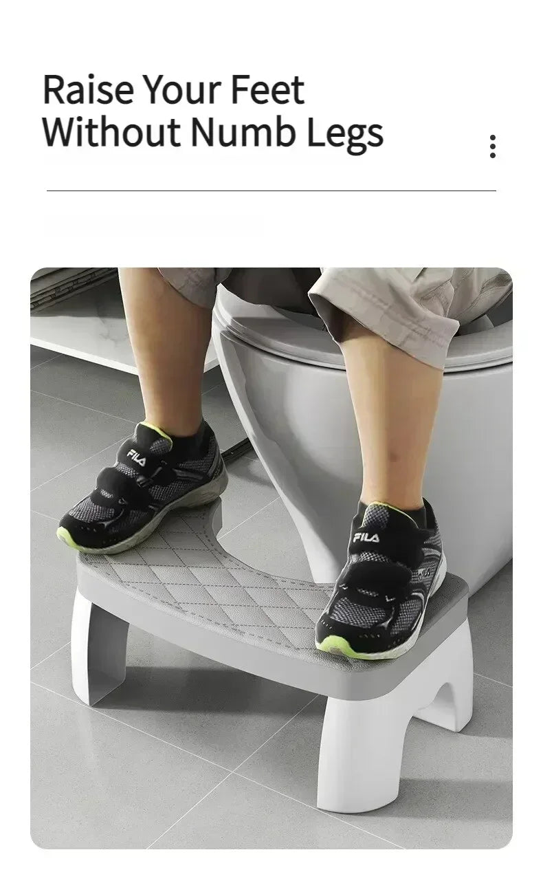 HealthBoost Toilet Aid Stool – Promotes Natural Posture for Strain-free Bathroom Visits