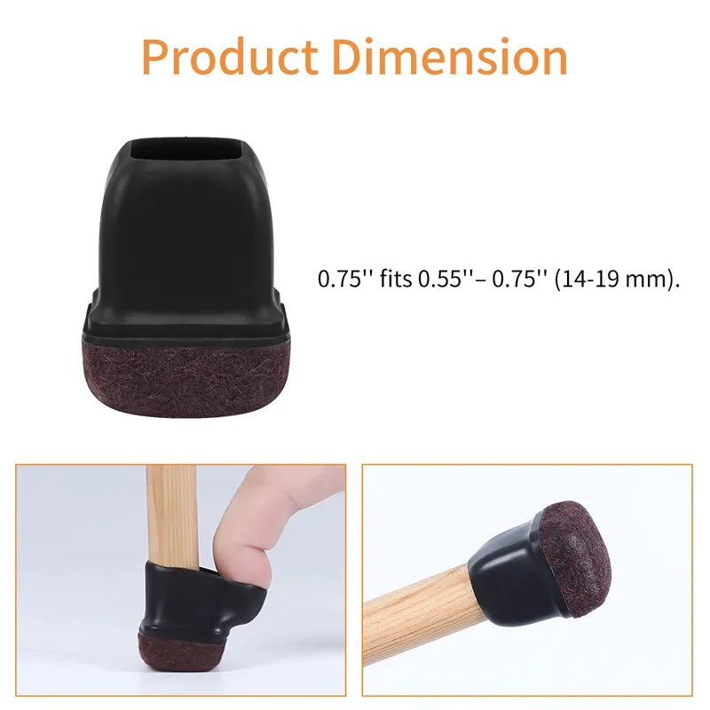 Furniture Leg Silicone Floor Protectors Pad Cups