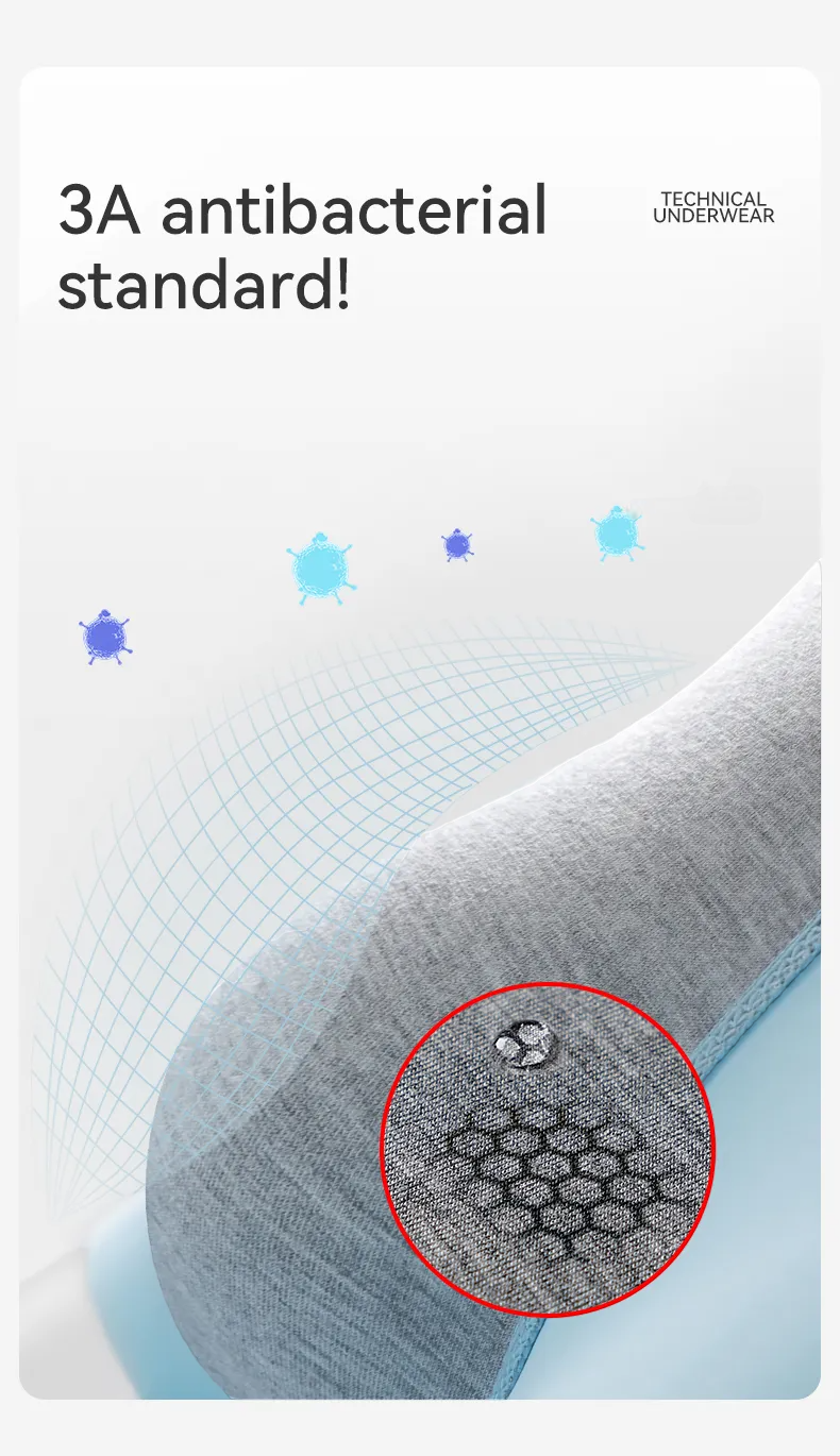 Pure Cotton Graphene-infused Antibacterial Men Boxer Shorts (3pcs)