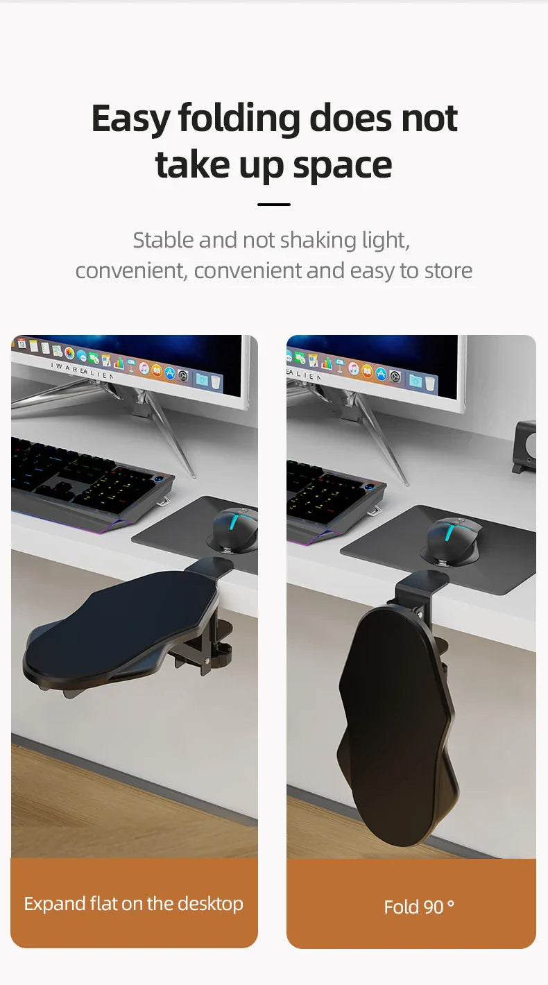 ArmEase Ergonomic Rotating Desk Arm & Wrist Rest Healthy Posture Support Pad