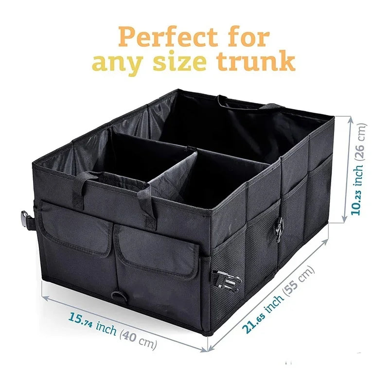 TrunkMaster XL Heavy-Duty Tear-Resistant Foldable Multi-Compartment Car Organizer