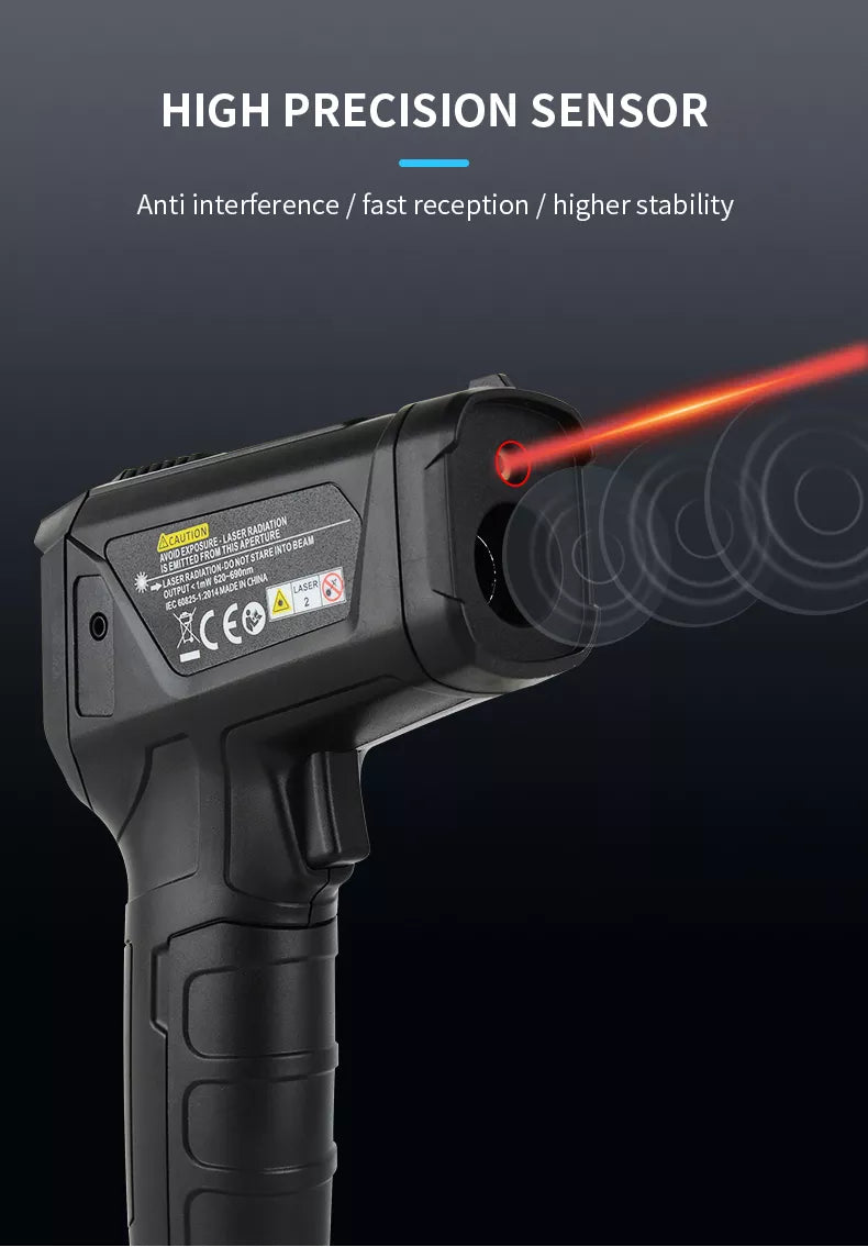 Digital Infrared Non-contact High Precision Laser Thermometer