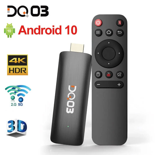 Android Plug and Play Streaming Mini Smart Wifi 4K TV Stick