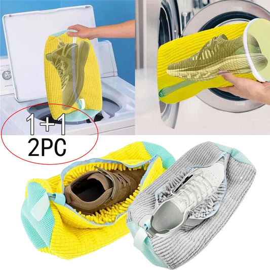Fluffy & Padded Machine Friendly Laundry Shoes Protector