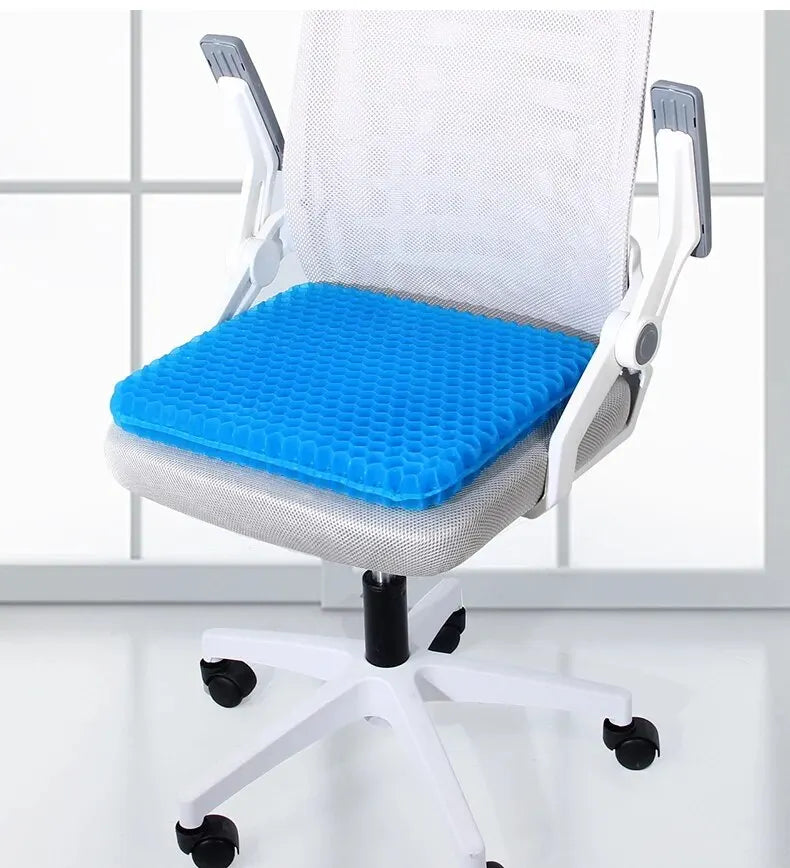 Ergonomic Shock-Absorbing Pressure Relief All-Day Comfort Gel Honeycomb Cushion