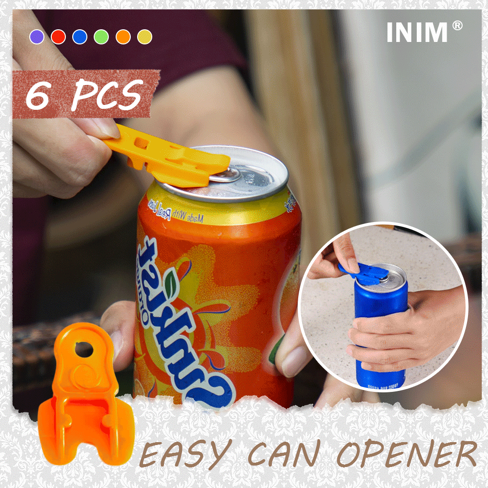 Easy Beverage Can Opener & Smart Lid (6pcs)