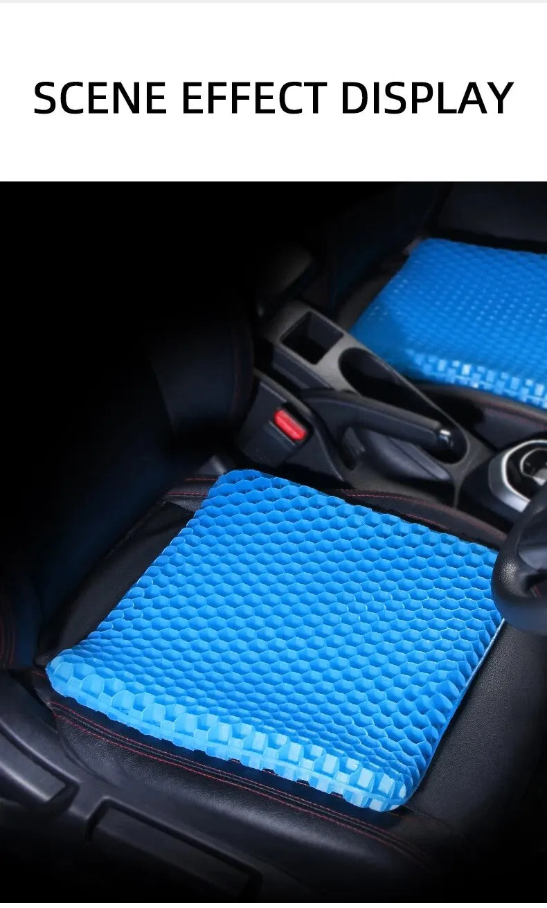 Ergonomic Shock-Absorbing Pressure Relief All-Day Comfort Gel Honeycomb Cushion