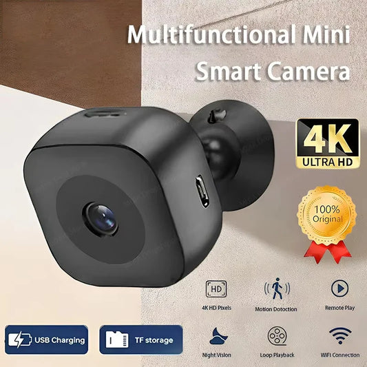 Ultra HD 4K Motion Detection & Night Vision Magnetic Smart WIFI Camera
