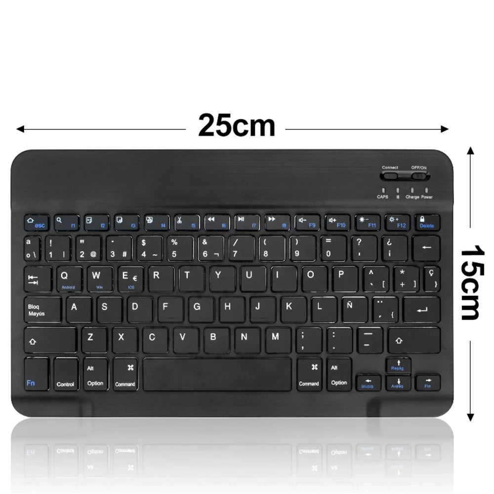Compact Bluetooth Wireless Ultra-Quiet Keyboard & Mouse For IOS / Android /  Windows