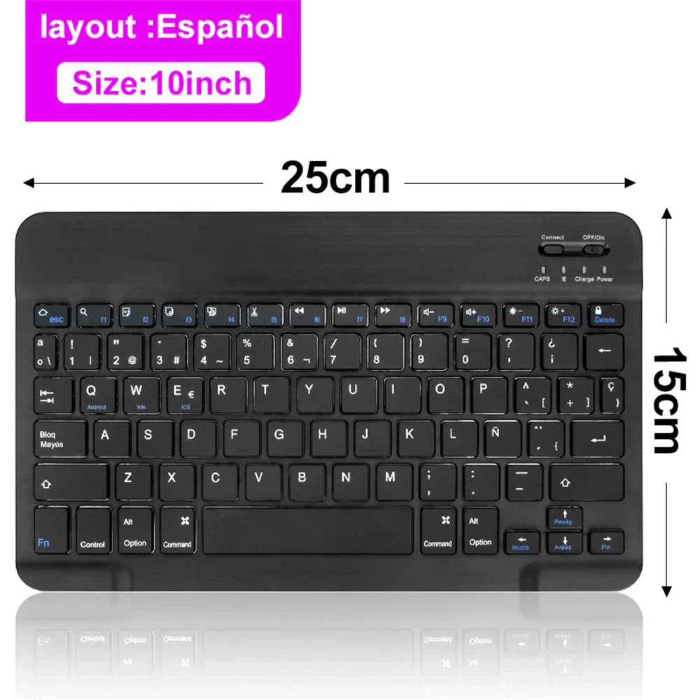 Compact Bluetooth Wireless Ultra-Quiet Keyboard & Mouse For IOS / Android /  Windows