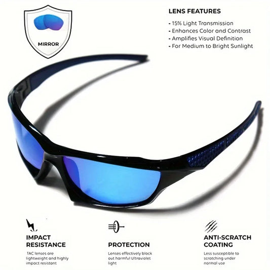 Ultra-Light Impact-Resistant Anti-Glare Polarized Sunglasses