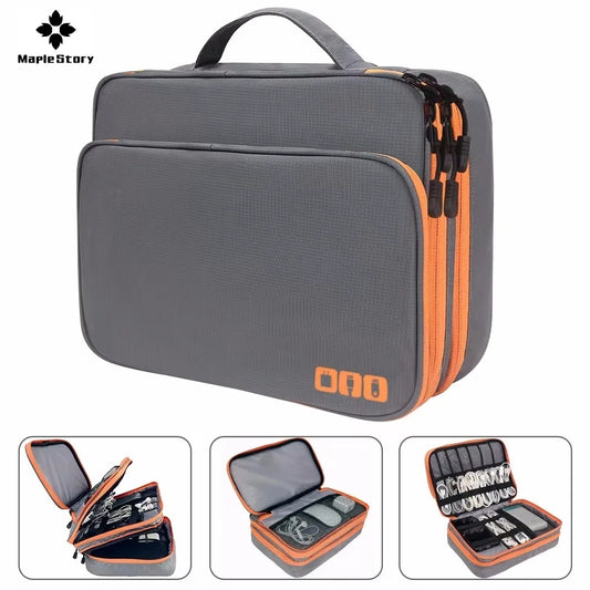 SmartPack – A three-layer Padded Multi-Compartment Waterproof Tech Organizer