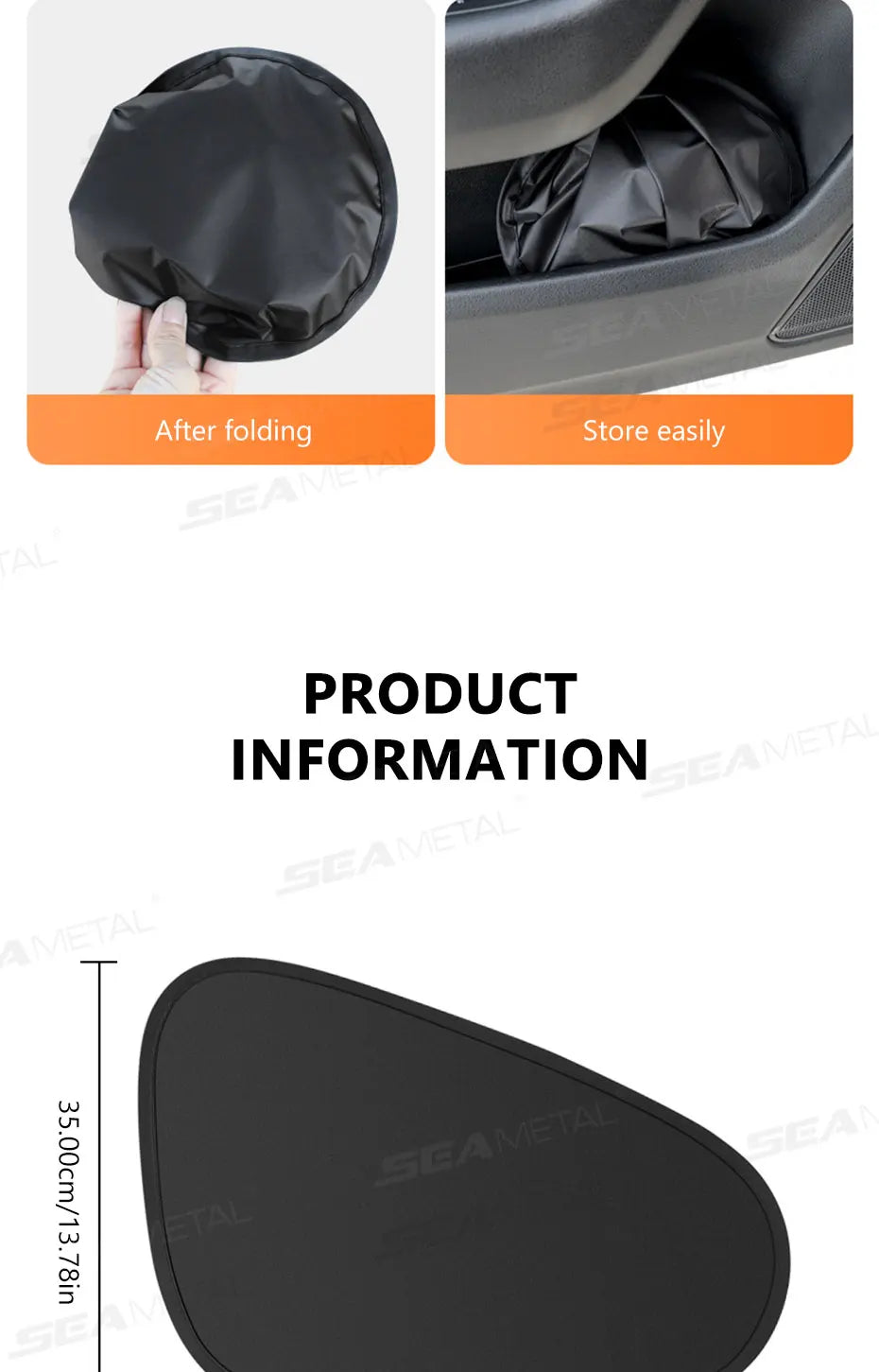 Glare Reduction & Skin Protection Electrostatic Car Window UV Blocking Sun Shade