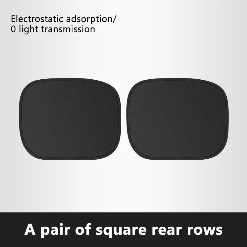 Glare Reduction & Skin Protection Electrostatic Car Window UV Blocking Sun Shade