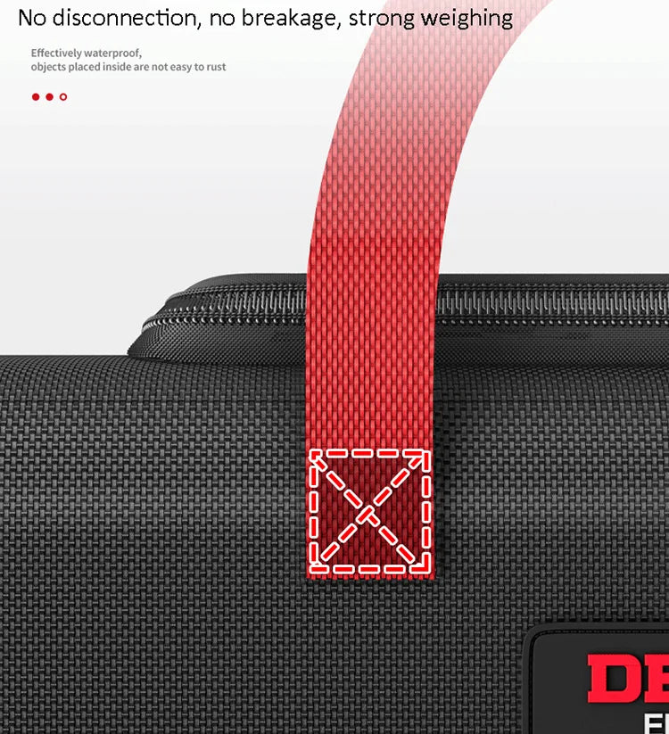 DELIXI Japanese Heavy-Duty Waterproof Rugged Oxford Compact Tool Carrier