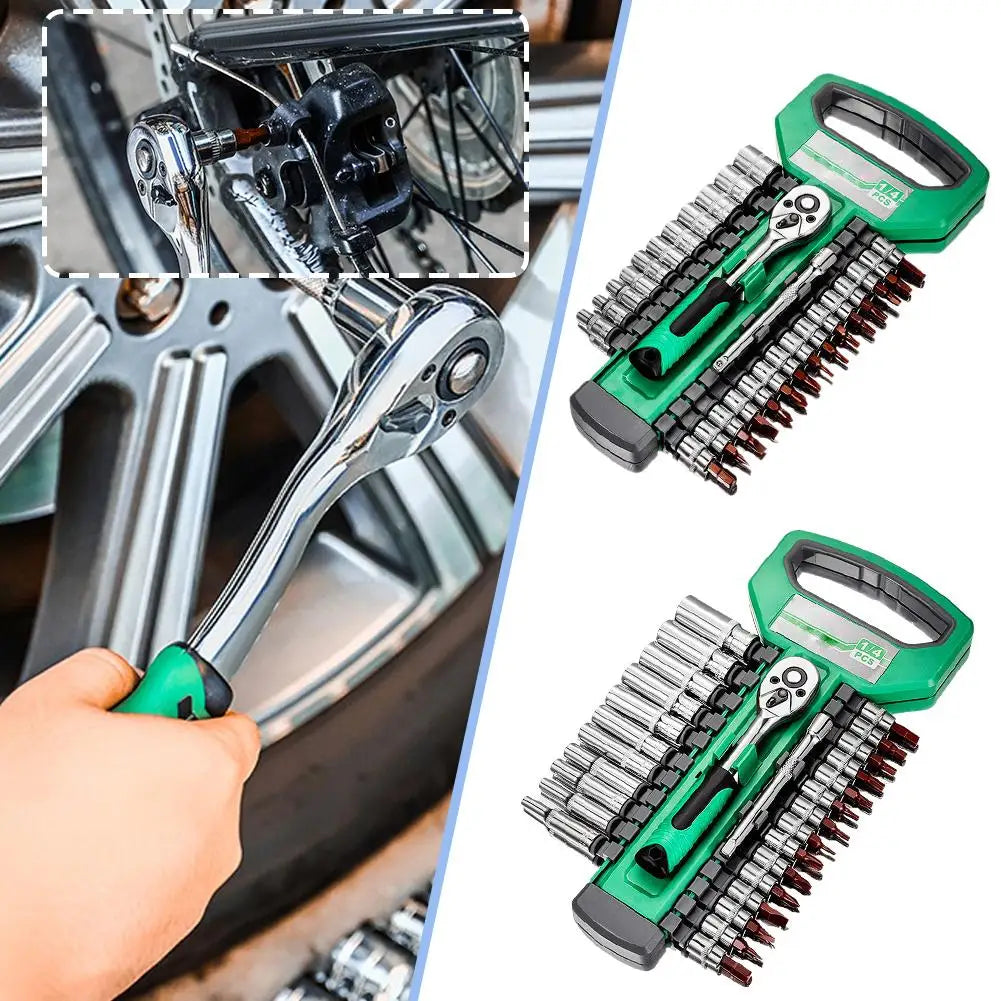 Telescopic Ratchet Wrench Set – Dual Direction with Adjustable Handle