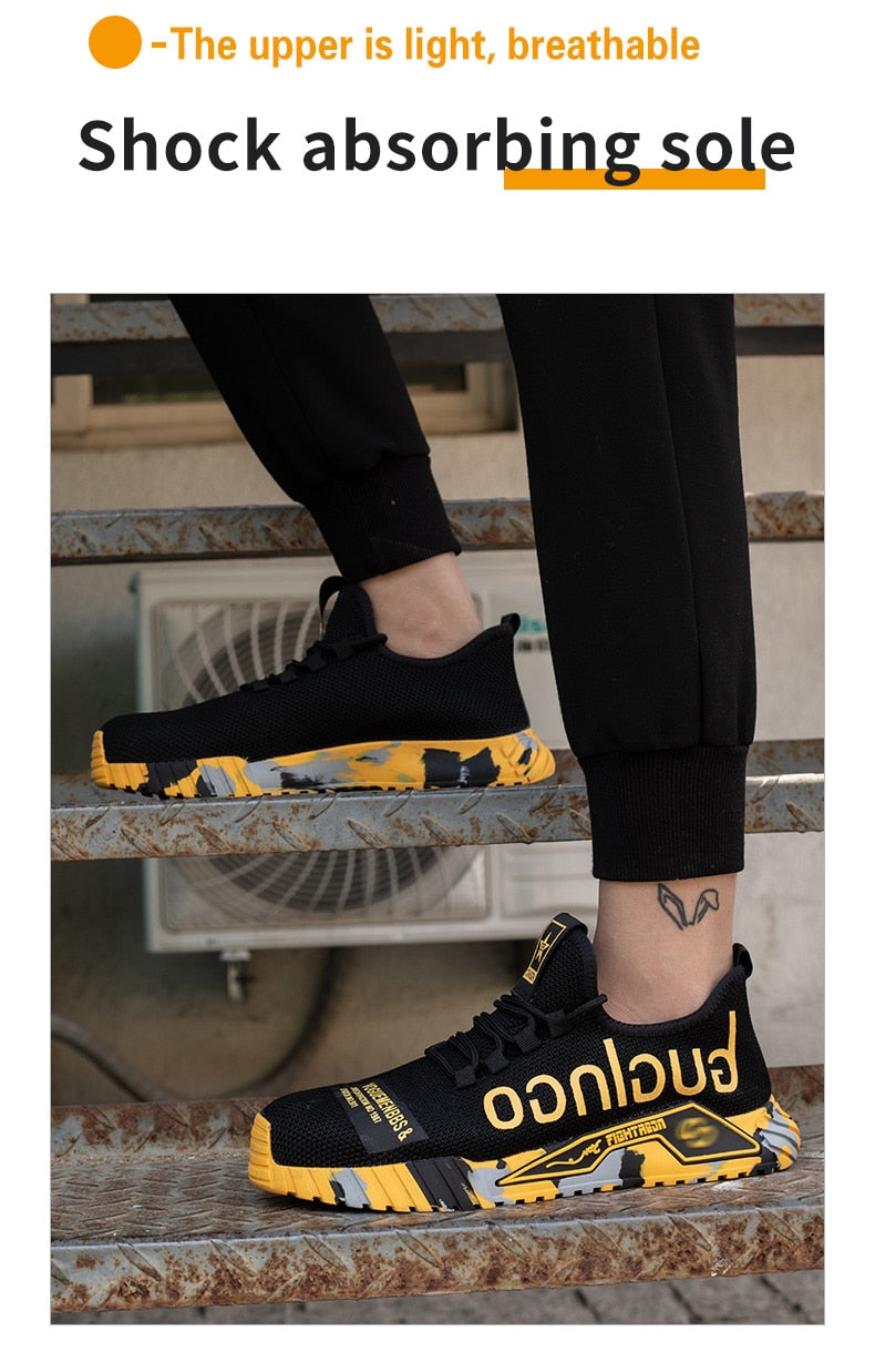 Indestructible Puncture & Smashing Proof Work Safety Shoes